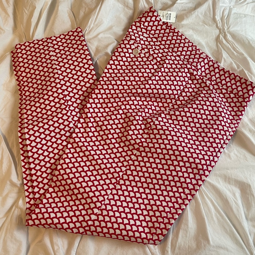 Talbots Patterned Straight Leg Pants